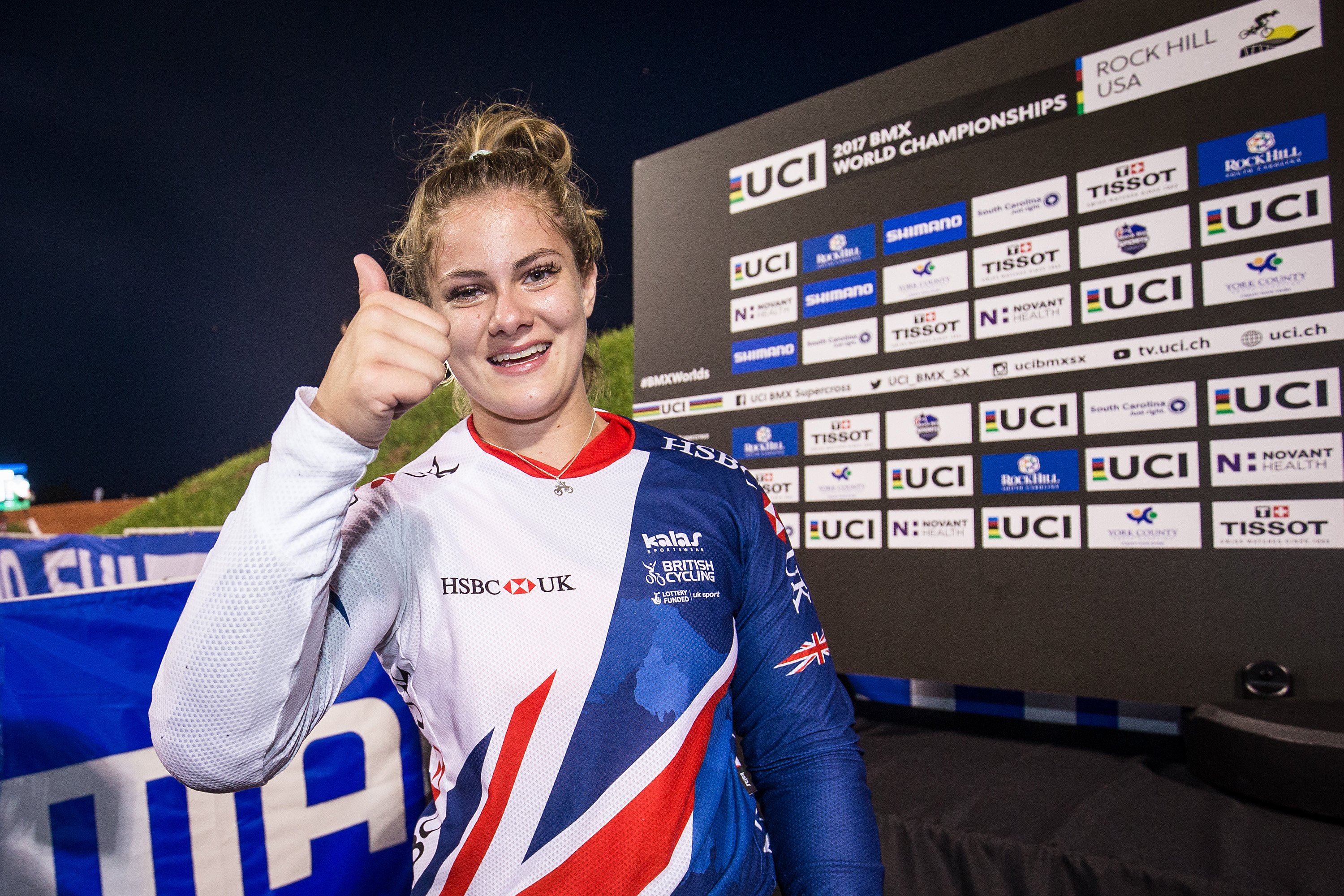 Beth Shriever confirmed her status as one of the most promising BMX riders in the world, winning the junior world title in Rock Hill, USA